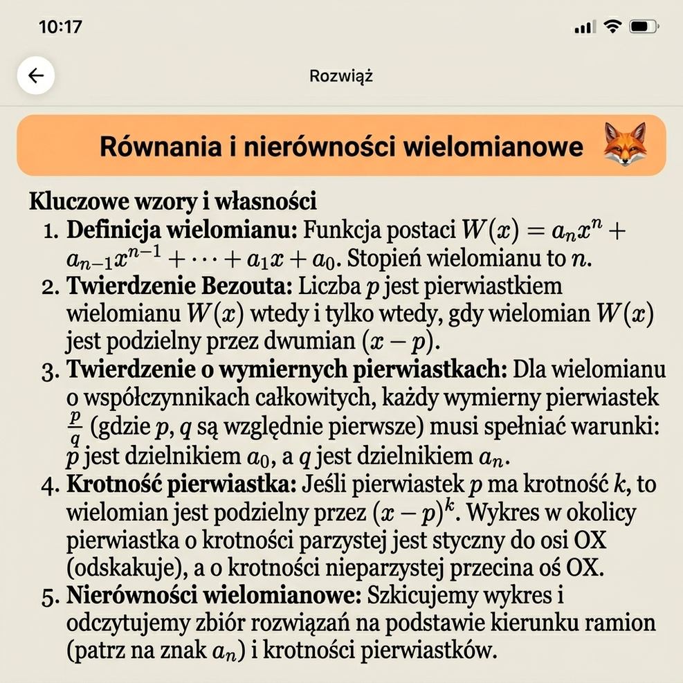 Notatki i powtórka do Funkcja kwadratowa krok po kroku Egzamin Ósmoklasisty 2026 Matematyka